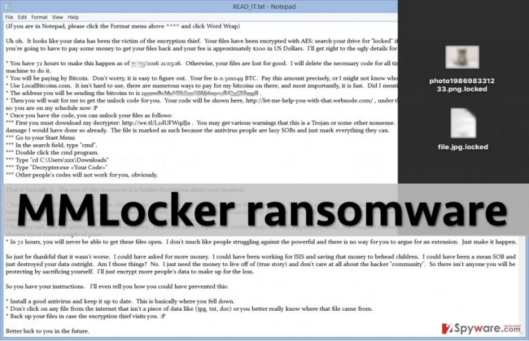  MM Locker ransomware virus
