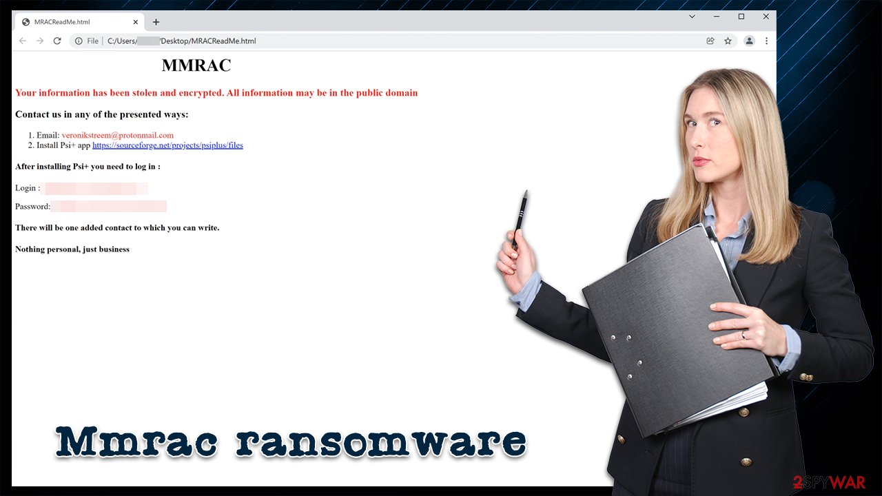 Mmrac ransomware virus