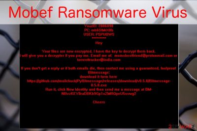 Mobef ransomware virus image