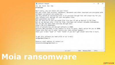 Moia ransomware