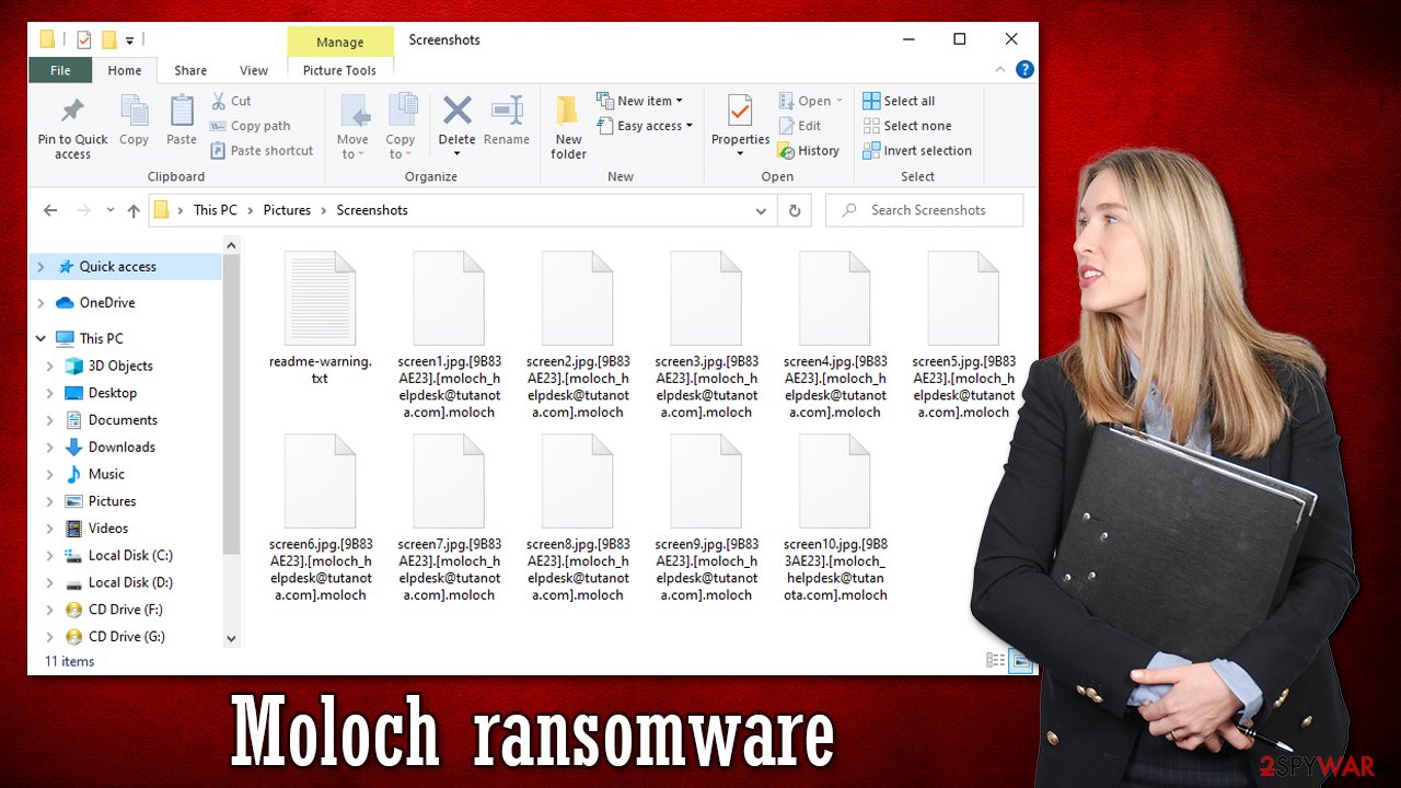 Moloch ransomware virus