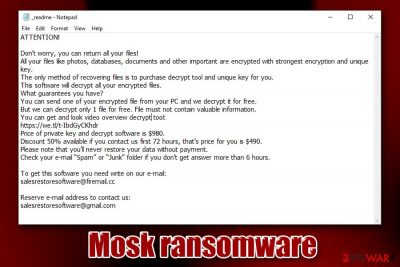 Mosk ransomware