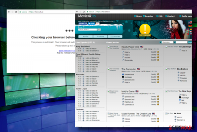 Movie4k.to virus redirects to dubious domains