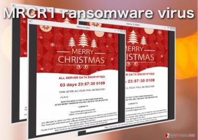 MRCR1 ransomware virus screenshot