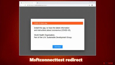 Msftconnecttest redirect
