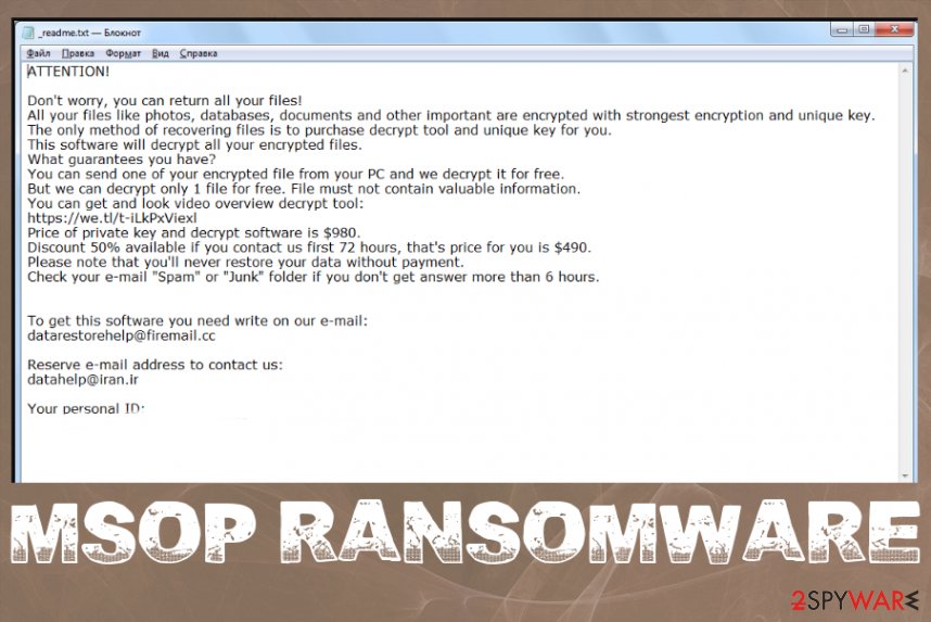 858px x 573px - Remove Msop ransomware (Free Guide) - Decryption Methods Included