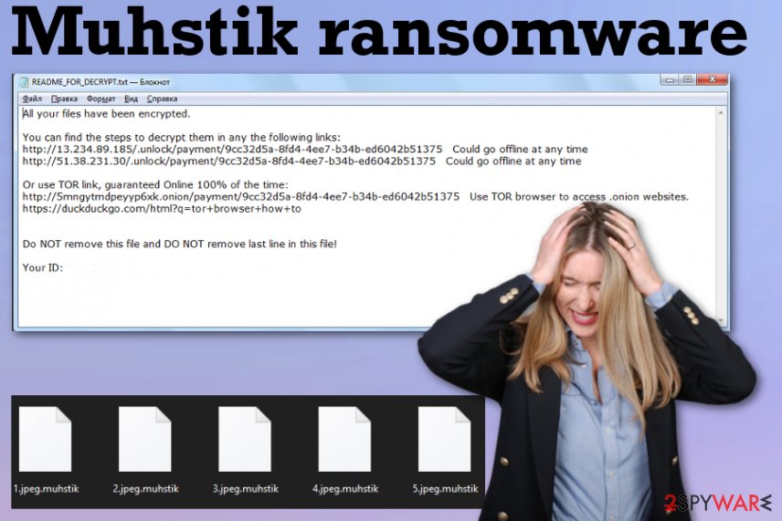 Muhstik ransomware virus