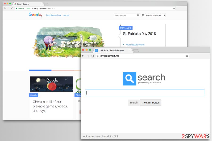 My.looksmart.me browser hijacker virus