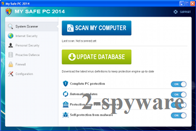 My Safe PC 2014 snapshot My Safe PC 2014 snapshot