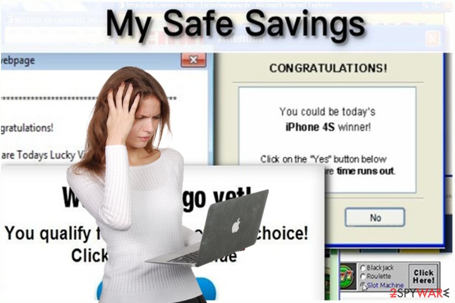The screenshot of My Safe Savings ads