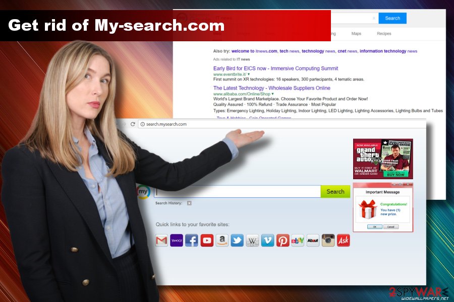 My-search.com hijacks Google Chrome