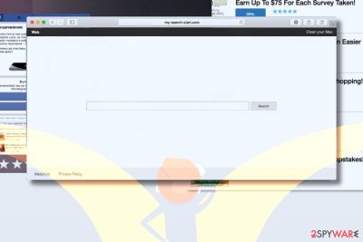 Suspicious My-search-start.com virus