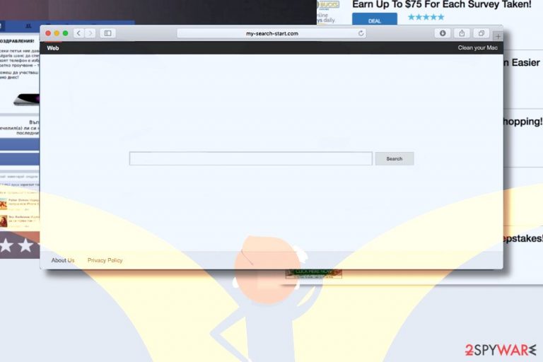 Suspicious My-search-start.com virus