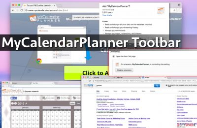 MyCalendarPlanner Toolbar