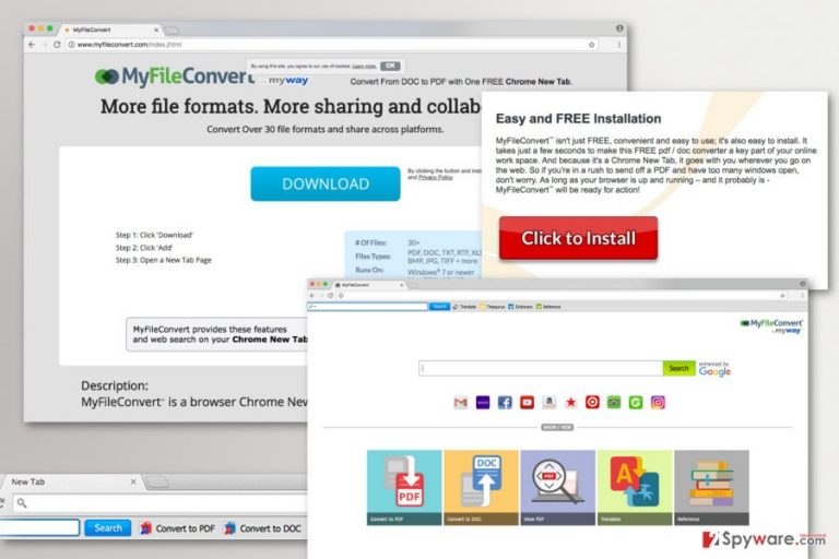 The image of MyFileConvert Toolbar