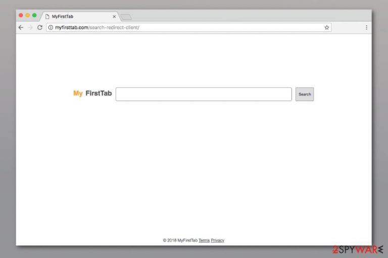 Myfirsttab.com search engine