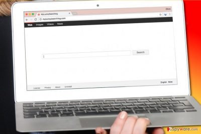 MyLuckySearching.com virus in computer