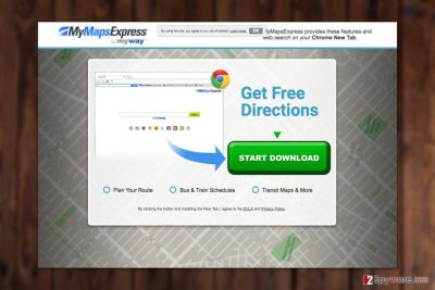 MyMapsExpress Toolbar virus