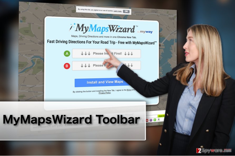 MyMapsWizard Toolbar virus illustration