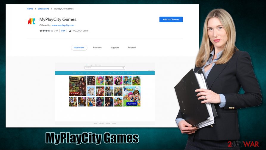 MyPlayCity Games hijack