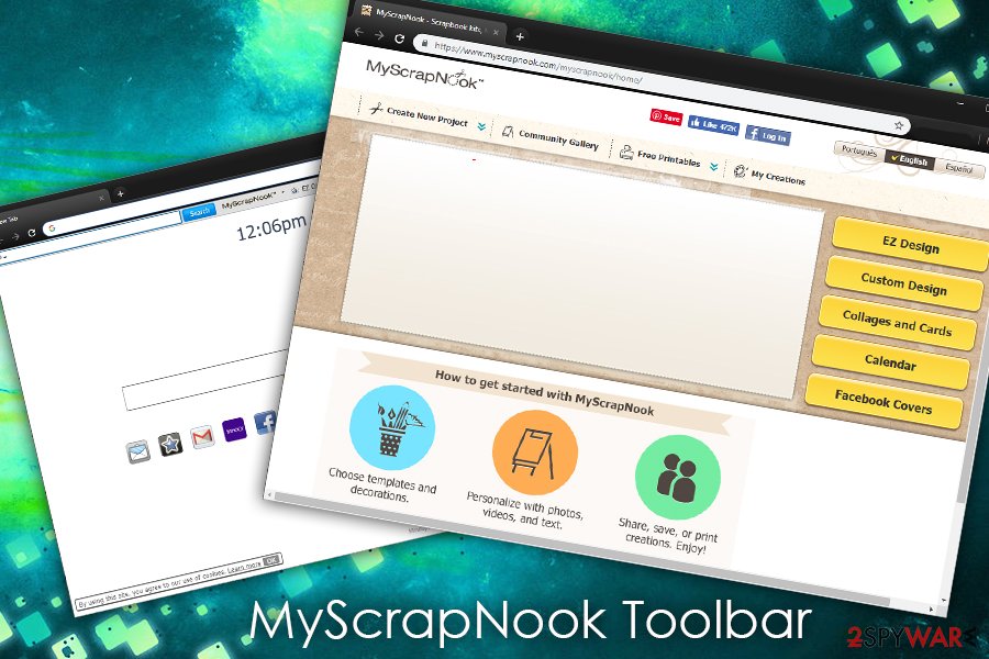 MyScrapNook Toolbar browser hijacker