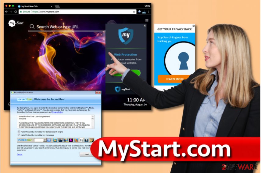 MyStart.com redirect virus