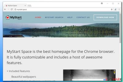 MyStart.Space hijack