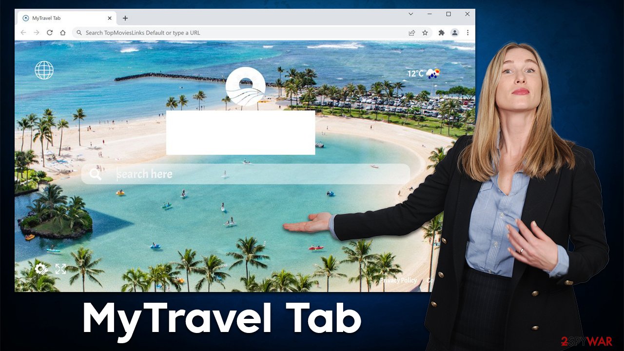 MyTravel Tab virus