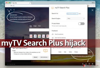 Image of myTv Search Plus virus