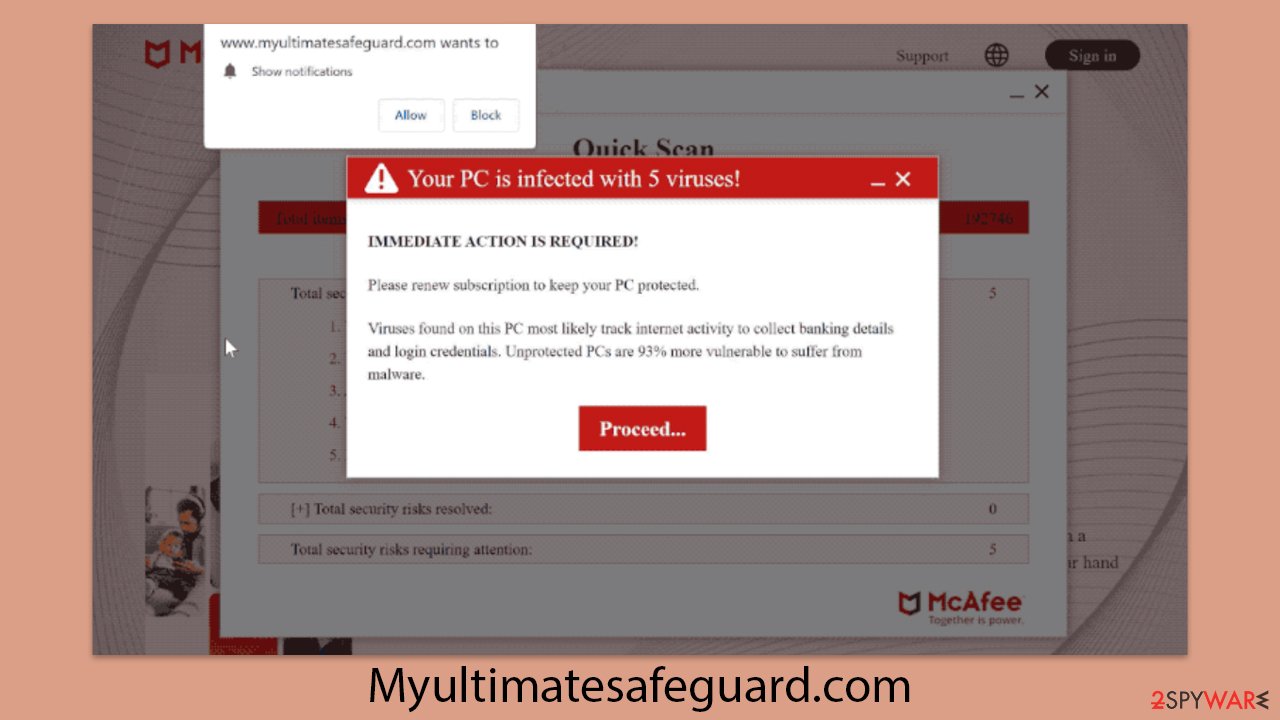 Myultimatesafeguard.com scam