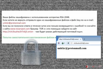 Picture of Naampa ransomware