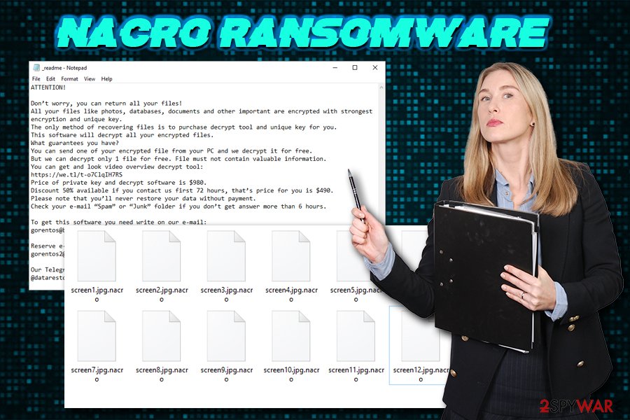 Nacro ransomware virus