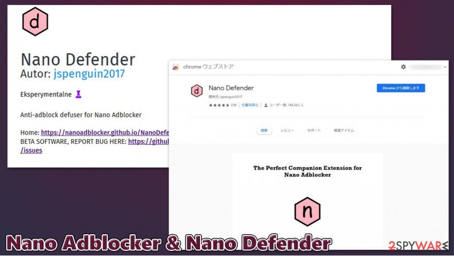 Nano Adblocker & Nano Defender virus