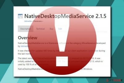 NativeDesktopMediaService virus