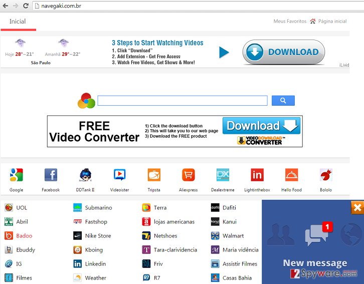 Navegaki.com.br redirect snapshot Navegaki.com.br redirect snapshot