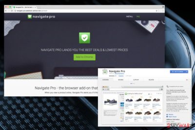 The image of Navigate Pro adware