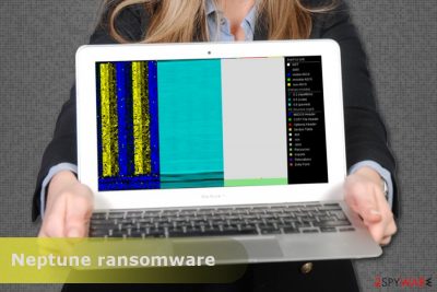 The image of Neptune ransomware virus