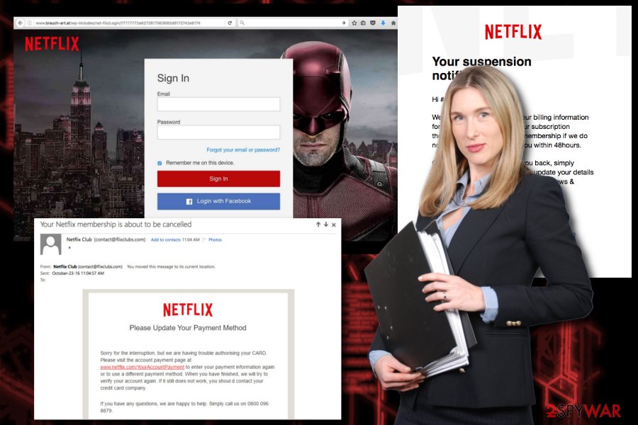 Netflix fake alert