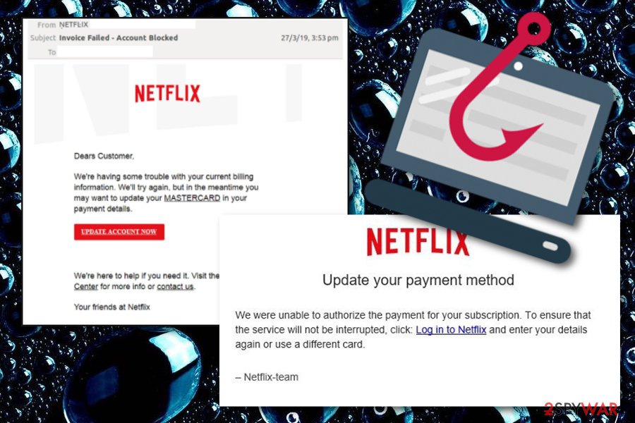 Netflix email scam