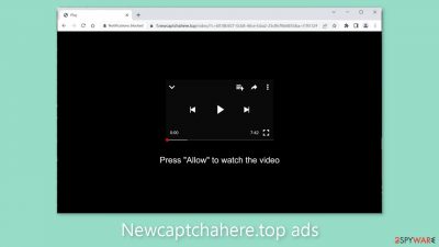 Newcaptchahere.top ads