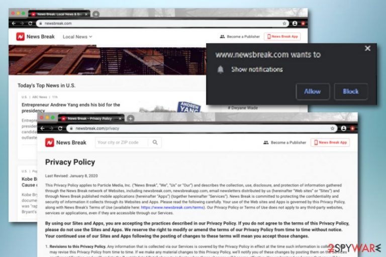 Newsbreak.com virus