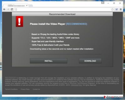 Newsoftther.com adware showing an offer to install a program Newsoftther.com adware showing an offer to install a program