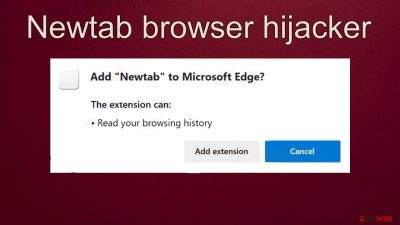 Newtab browser hijacker