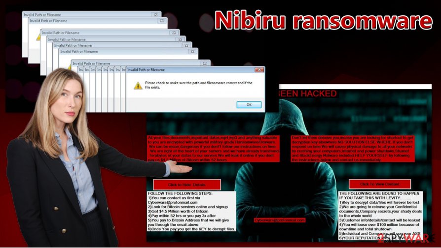 Nibiru ransomware virus