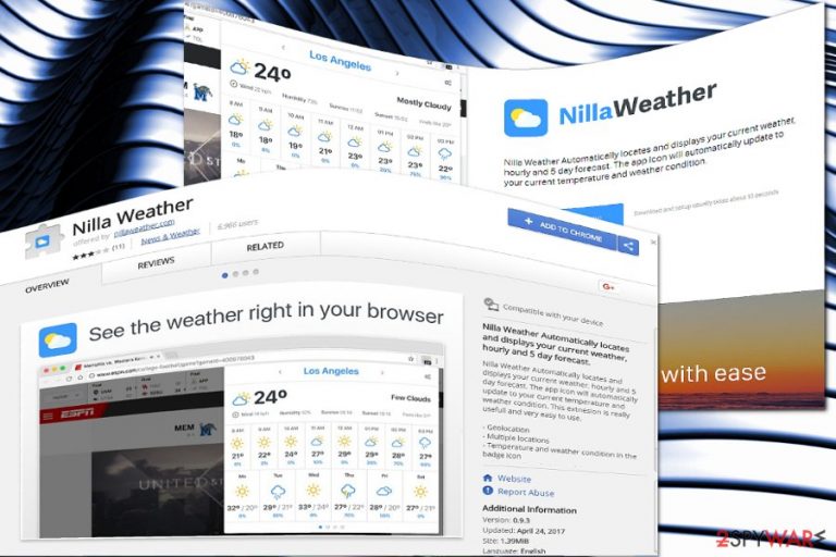 Nilla Weather official site