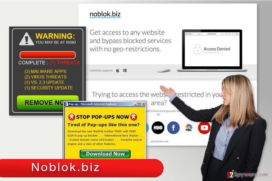 The image of Noblok.biz ads