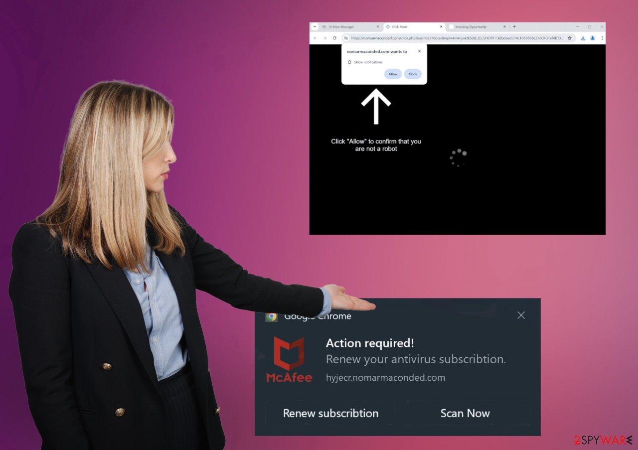 Nomarmaconded.com push notifications