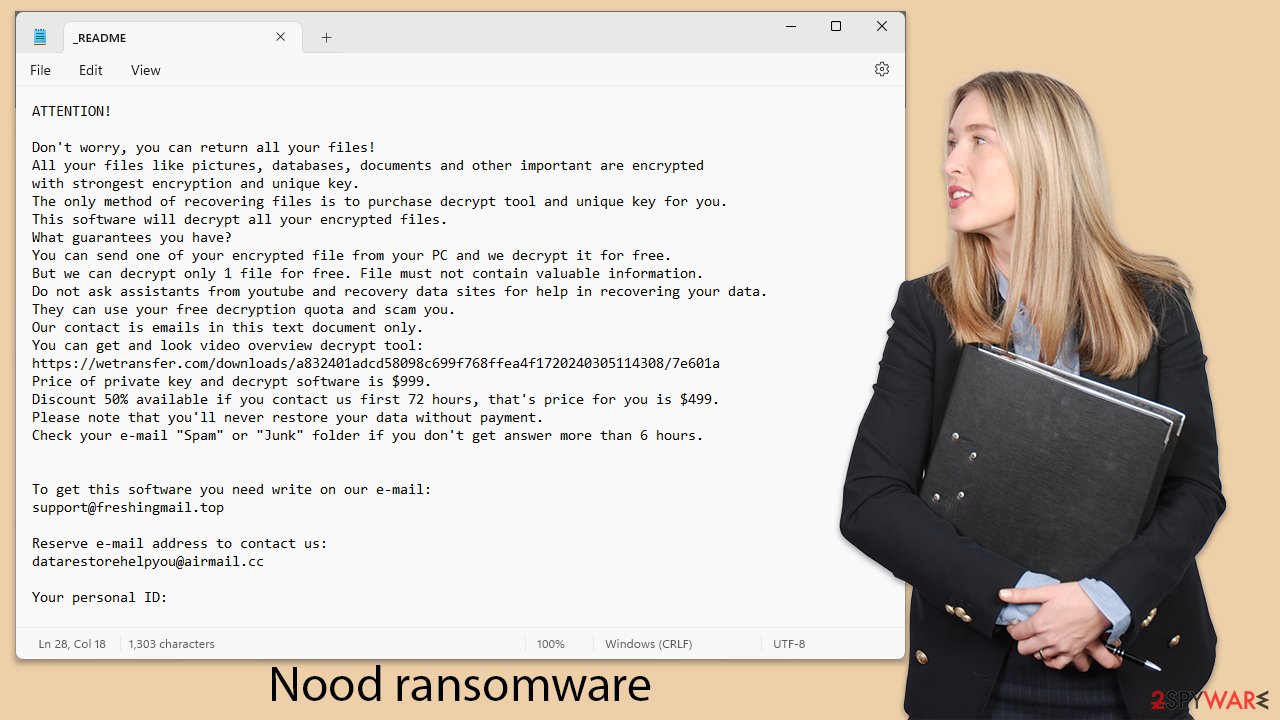 Nood ransomware virus