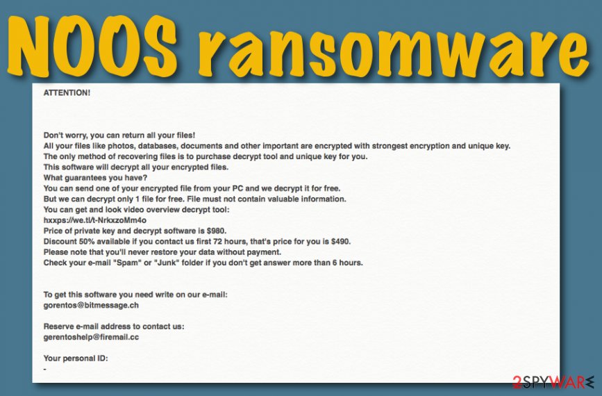 NOOS ransomware virus