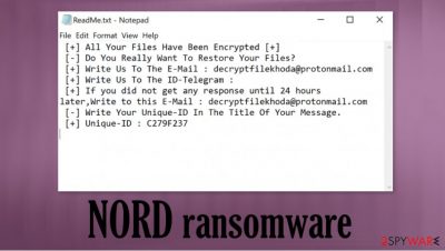 NORD ransomware